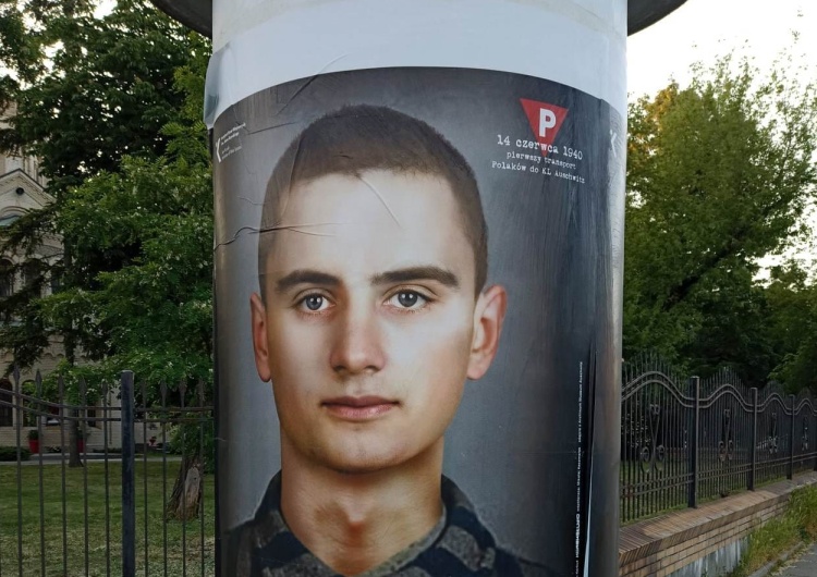 Zbigniew Prawdziuk Jeden z pierwszych Polaków deportowanych do Auschwitz na plakatach w Warszawie