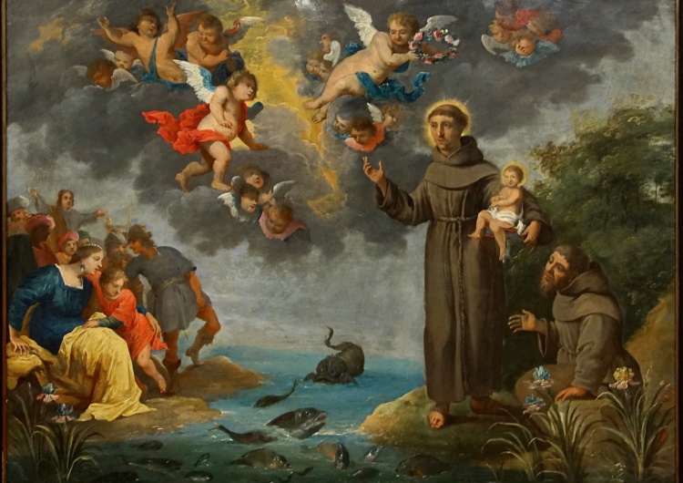 Św. Antoni Święty Antoni – kaznodzieja z drzewa orzechowego