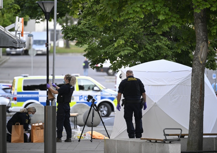 Miejsce strzelaniny Strzelanina w Sztokholmie. 19-letni Polak wśród podejrzanych