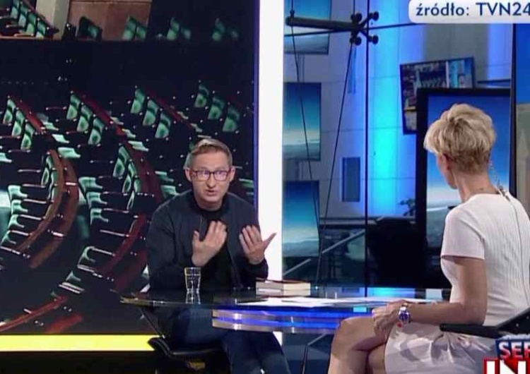 Sławomir Sierakowski Lewicowy publicysta w TVN24: