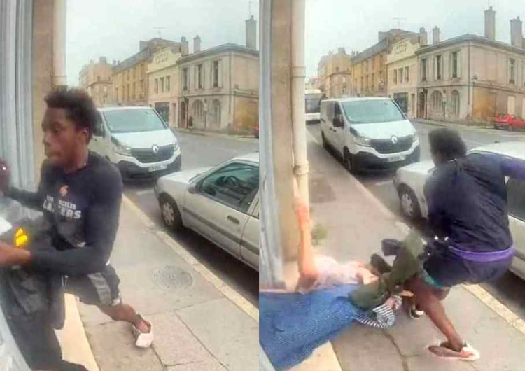 Francja: Mężczyzna napadł kobietę z wnuczką Szokujący incydent we Francji. Mężczyzna napadł na kobietę z wnuczką [WIDEO]