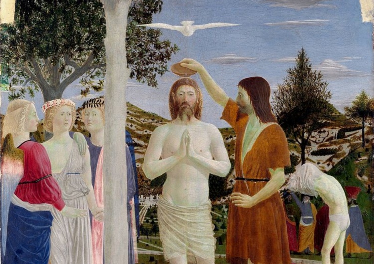 Chrzest Jezusa. Piero della Francesca Marcin Bąk: Świętego Jana 