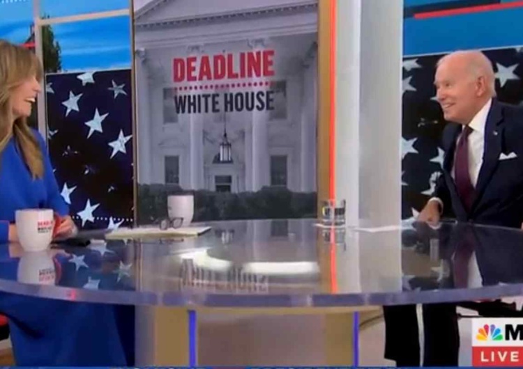 Joe Biden Problemy Joe Bidena. Zrobił to w programie na żywo