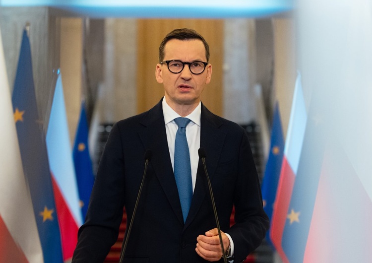 Premier Mateusz Morawiecki Polska grozi zawetowaniem budżetu UE