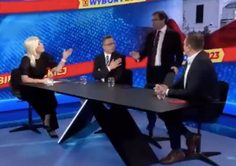 Awantura w studiu Awantura w programie na żywo. „Jeśli jeszcze raz pan poseł będzie tak niegrzeczny, to ja mogę wyjść” [WIDEO]