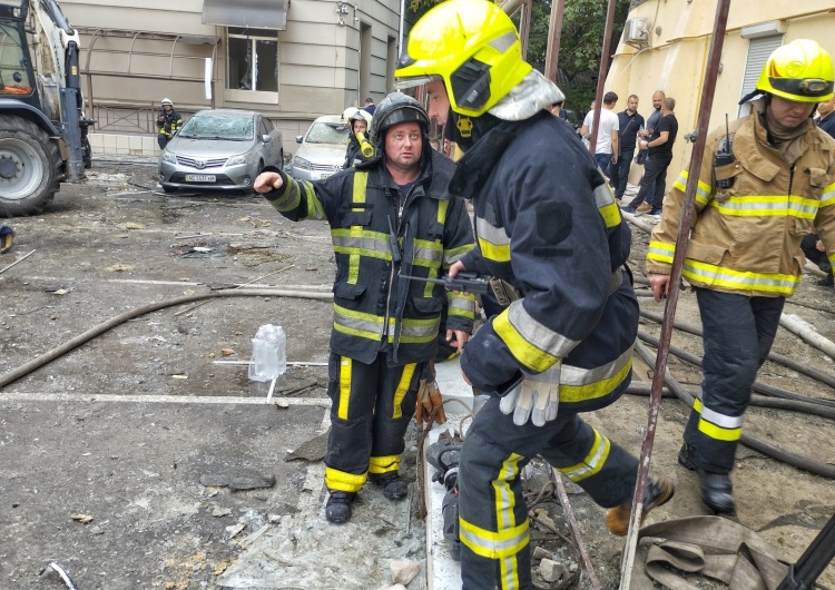 Odessa, Ukraina Ukraina: Budynek konsulatu Chin został uszkodzony w rosyjskim ostrzale Odessy