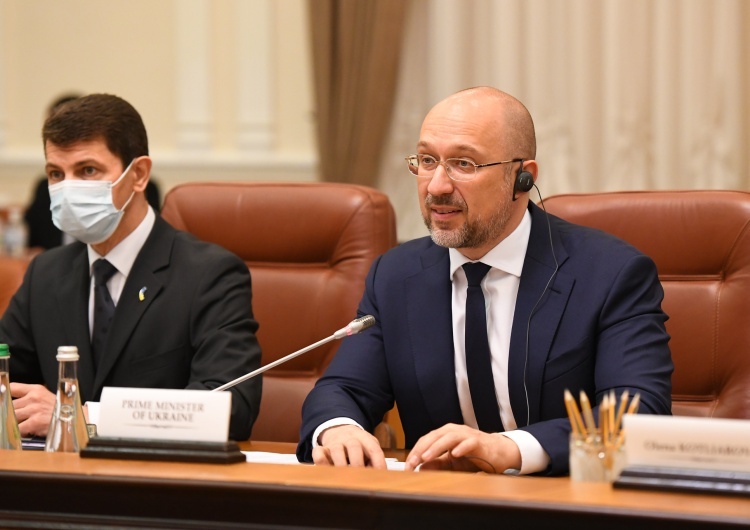 Premier Ukrainy Premier Ukrainy Szmyhal na posiedzeniu rządu powtórzył zarzuty wobec Polski