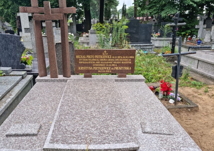 Podlaska Solidarność odnowiła pomnik śp. Michała Pietkiewicza