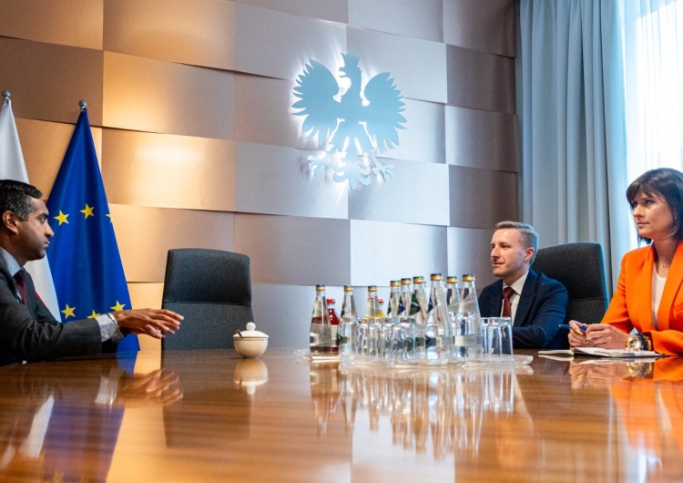Spotkanie wiceminister Kamili Król z Tejpaulem Bhatią Polska weźmie udział w budowie nowej stacji kosmicznej? Spotkanie w Warszawie