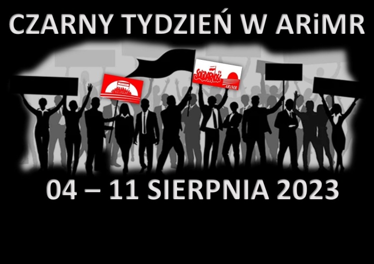  Solidarność w ARiMR rozpoczyna akcje „Czarny tydzień”. Jutro rusza referendum strajkowe