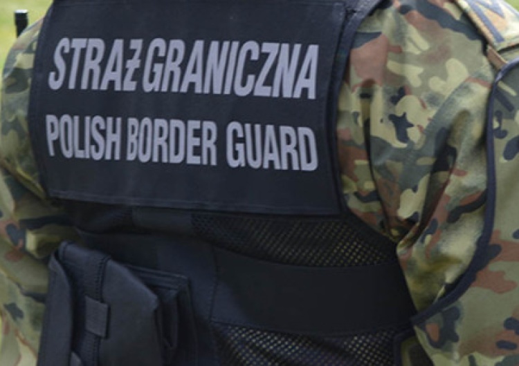 Straż Graniczna  Kolizja pojazdu Straży Granicznej i busa z migrantami