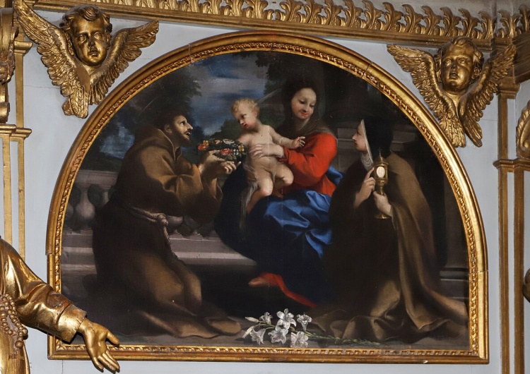 Maryja z Dzieciątkiem, św. Franciszek i św. Klara Wspomnienie św. Klary. Polskie klaryski biorą udział w nabożeństwie „Transitus”