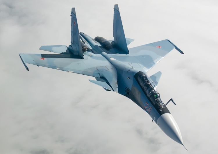 Su-30 Rosyjski samolot wielozadaniowy rozbił się blisko polskiej granicy. Są ofiary