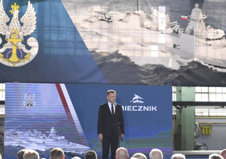 Mariusz Błaszczak ogłasza rozpoczęcie budowy pierwszej fregaty Gdynia. Ruszyła budowa pierwszej fregaty dla Marynarki Wojennej RP!