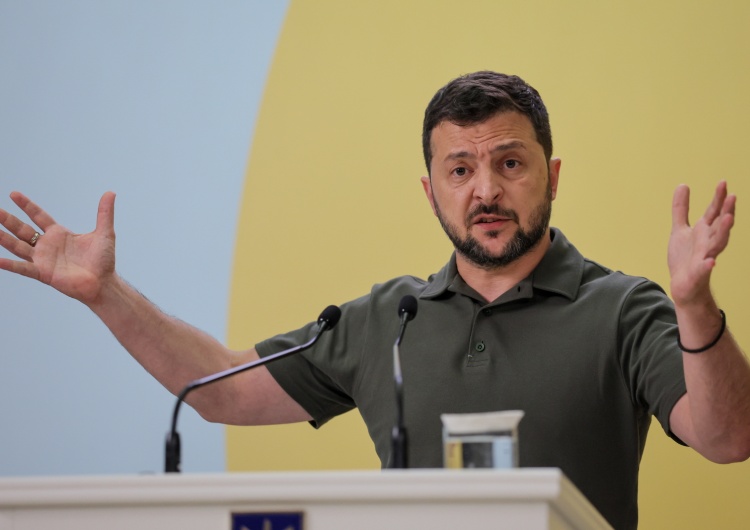 Wołodymyr Zełenski Śmierć Prigożyna. Zełenski zabiera głos