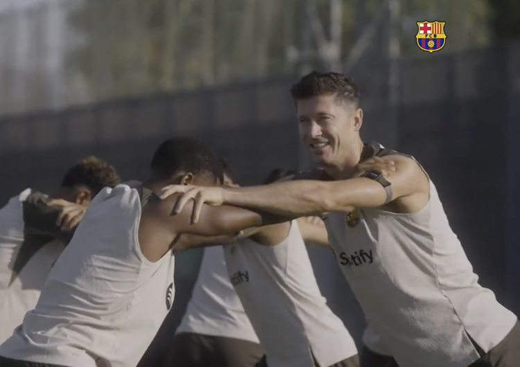 Robert Lewandowski Nagranie z Robertem Lewandowskim prawdziwym hitem [WIDEO]