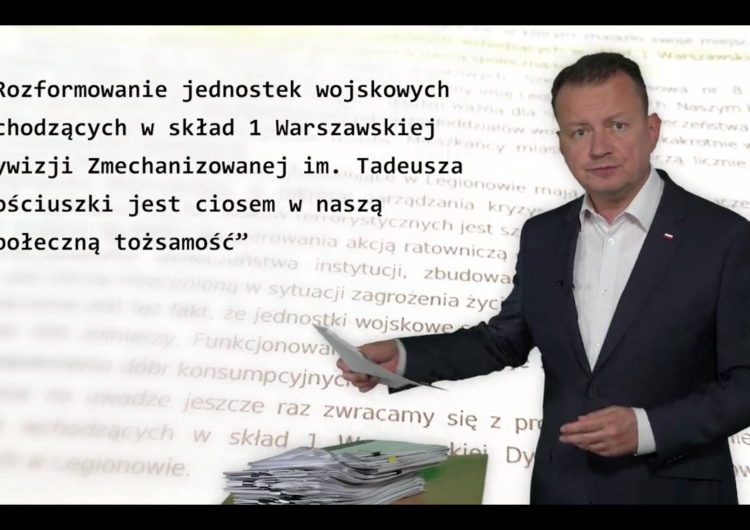 Mariusz Błaszczak [WIDEO] PiS ujawnia list Grabca do min. obrony Klicha ws. likwidacji wojska. „Dochodziło do takich absurdów”
