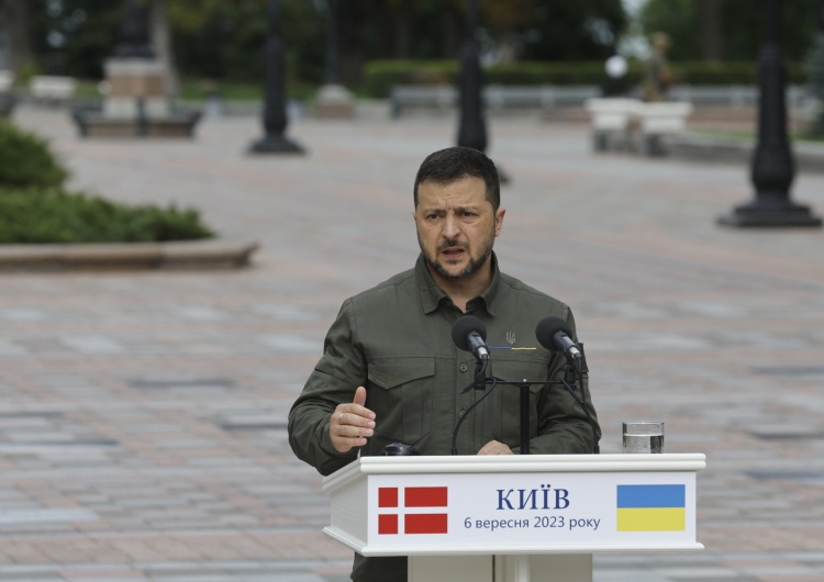 Wołodymyr Zełenski Prezydent Zełenski: Nasza kontrofensywa jest szybsza od nowych sankcji