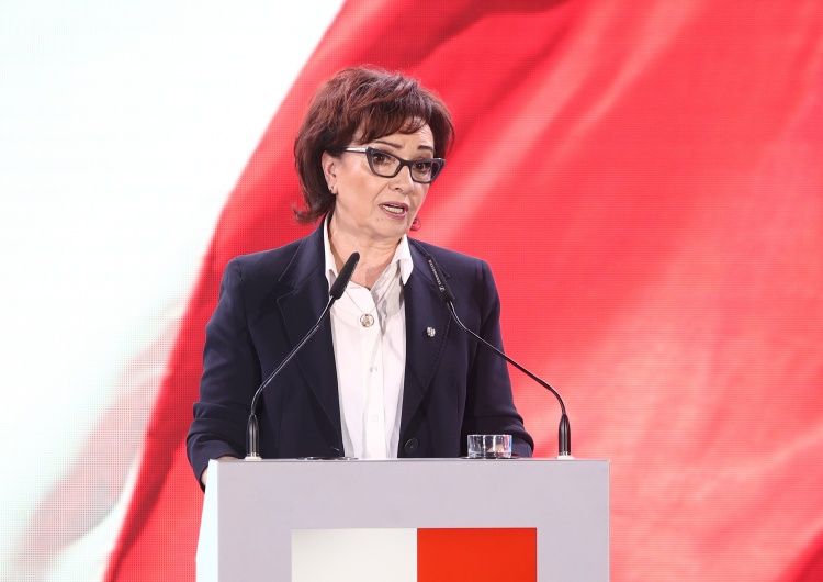 Elżbieta Witek Witek mocno o liderze PO: