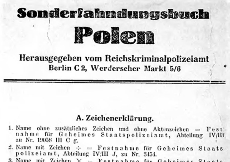 Sonderfahndungsbuch Polen Sonderfahndungsbuch Polen. Niemcy likwidowali Polaków metodycznie wg listy przygotowanej przed wojną z pomocą lokalnych konfidentów