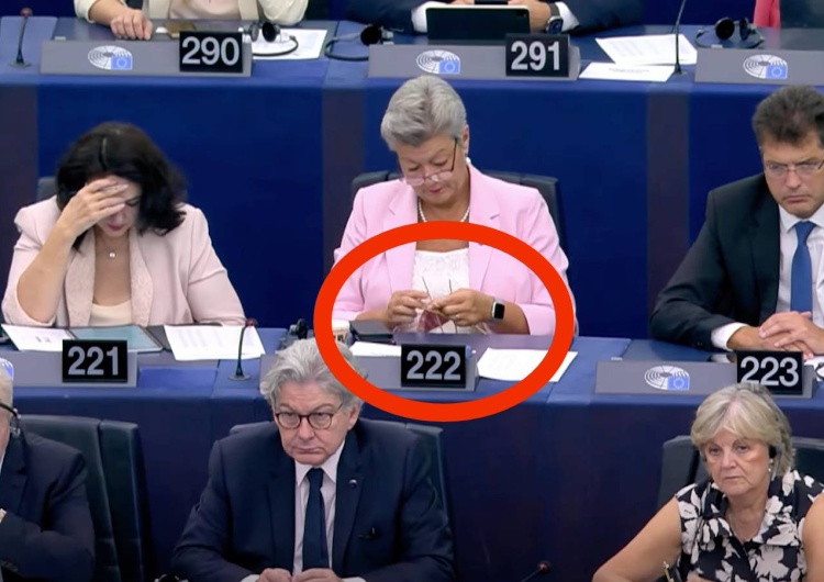 Ylva Johansson Z. Kuźmiuk: Gdy imigranci szturmowali Lampedusę, komisarz Johansson w PE robiła na drutach
