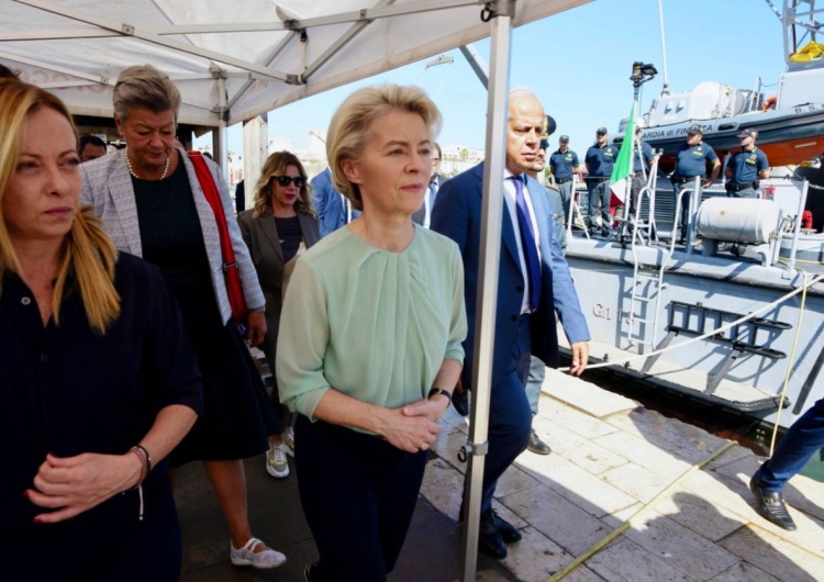 Ursula von der Leyen na Lampedusie Szydło: Po wizycie na Lampedusie von der Leyen ogłosiła swój „plan”