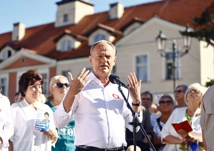 Przewodniczący PO Donald Tusk [najnowszy sondaż] Złe wieści dla opozycji. PiS niemal 40 proc., spadek poparcia KO