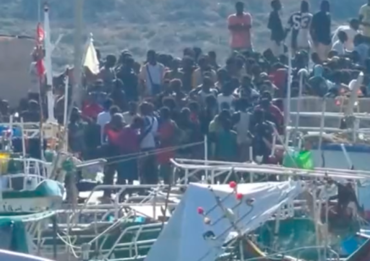 Lampedusa  Niemcy chcą zamknąć granice, ale jednocześnie finansują sprowadzanie imigrantów do innych krajów