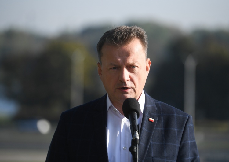 Mariusz Błaszczak Linia obrony Polski. Niepokojące słowa szefa MON