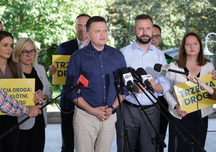 Szymon Hołownia i Władysław Kosiniak-Kamysz Liderzy Trzeciej Drogi nie wezmą udziału w tzw. Marszu Miliona Serc