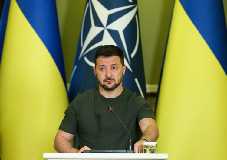 Wołodymyr Zełenski Zełenski grozi Zachodowi tajemniczymi