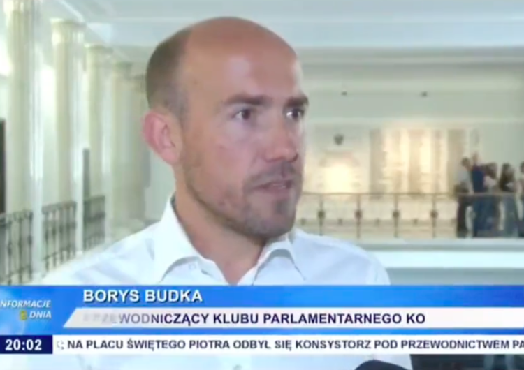 Borys Budka Budka zapytany o panią Joannę z Krakowa. „Nie wiem, o czym pan mówi”