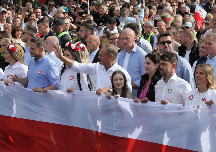 Marsz Miliona Serc w Warszawie Niemieckie media piszą o 100 tys. uczestników „Marszu Miliona Serc” Tuska