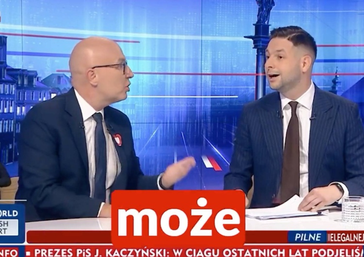 Robert Kropiwnicki i Patryk Jaki [WIDEO] Ciężka orka posła PO w TVP Info. „Jesteście przeciw? To dlaczego głosowaliście za?”