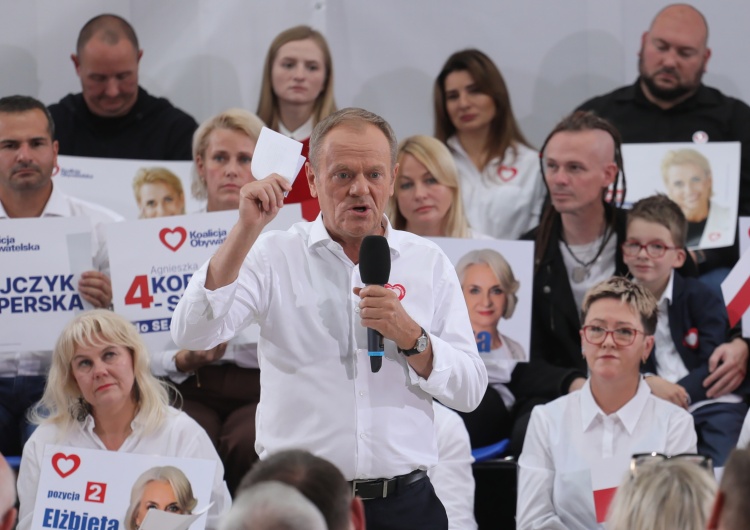 Donald Tusk „Tak wybitny polityk jak prezes Kaczyński nie będzie debatował z patologicznym kłamcą”