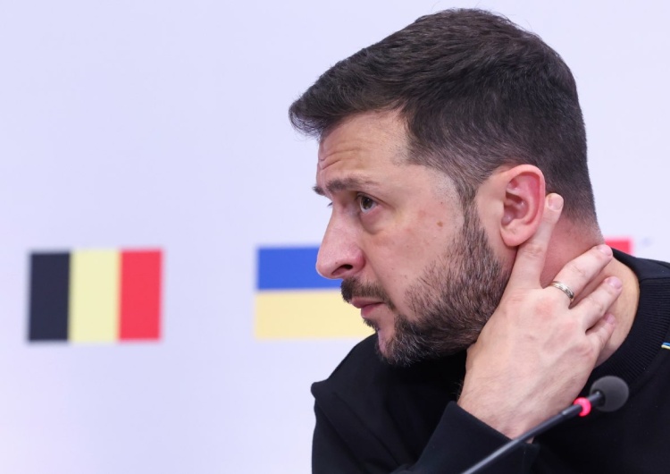 Wołodymyr Zełenski Zełenski zabrał głos po naradzie w Brukseli. Polska została pominięta