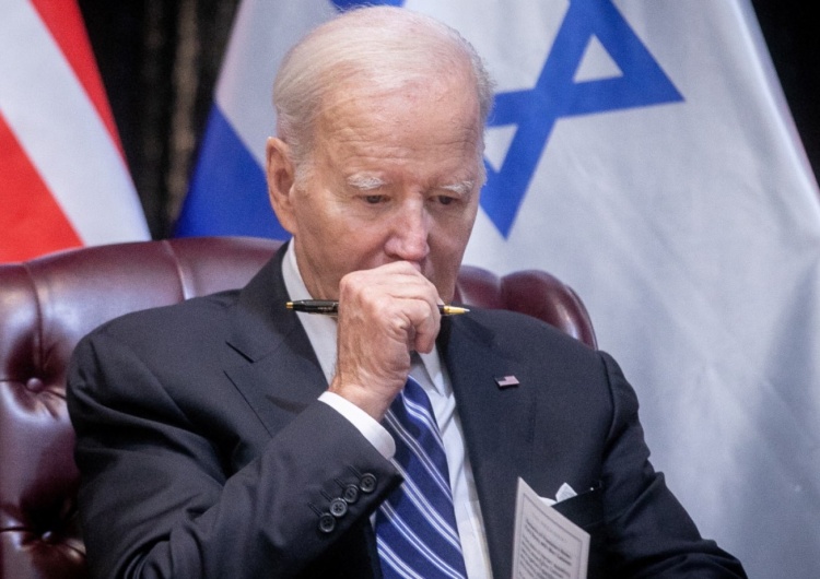Prezydent USA Joe Biden USA zawetowały rezolucję Rady Bezpieczeństwa potępiającą atak Hamasu