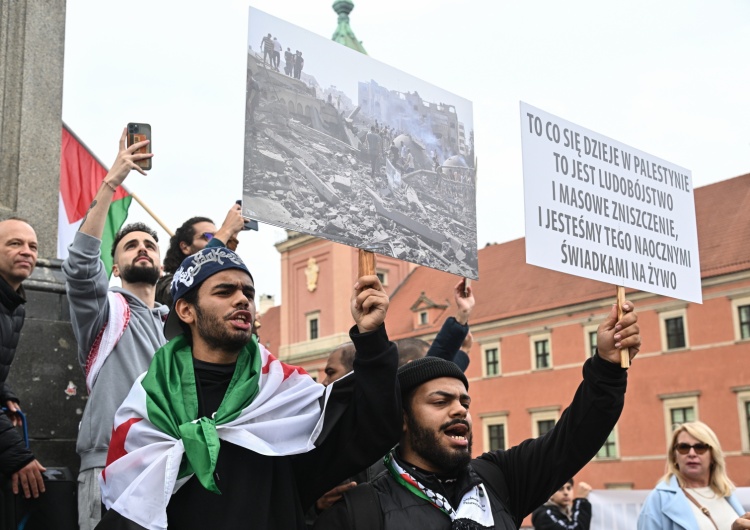 Marsz „Solidarni z Palestyną” Polski Żyd po antysemickich ekscesach na marszu w Warszawie: Trzaskowski nie rozwiązał, milczą gminy żydowskie