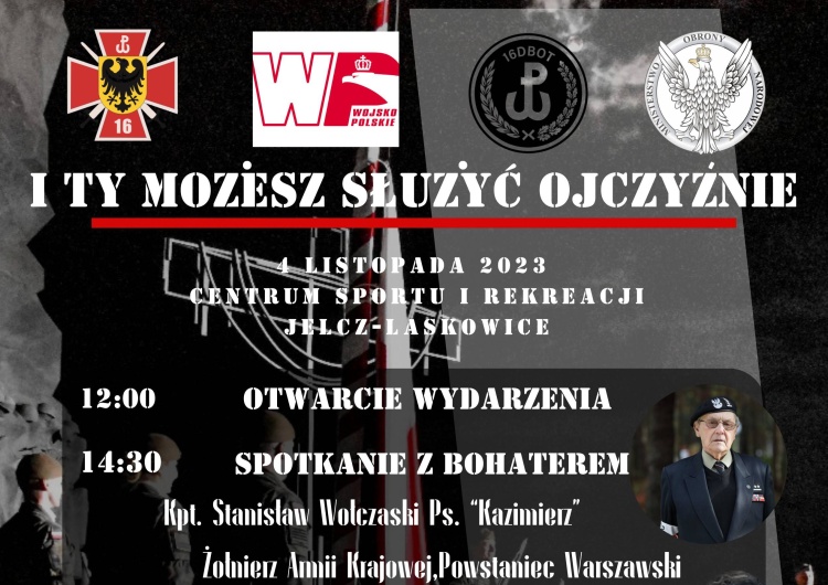 „I Ty możesz służyć Ojczyźnie”. Zapraszamy już 4 listopada