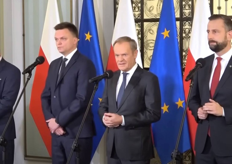 Oświadczenie liderów partii opozycyjnych Nieoficjalnie: W poniedziałek możliwe podpisanie umowy koalicyjnej KO, Trzeciej Drogi i Lewicy