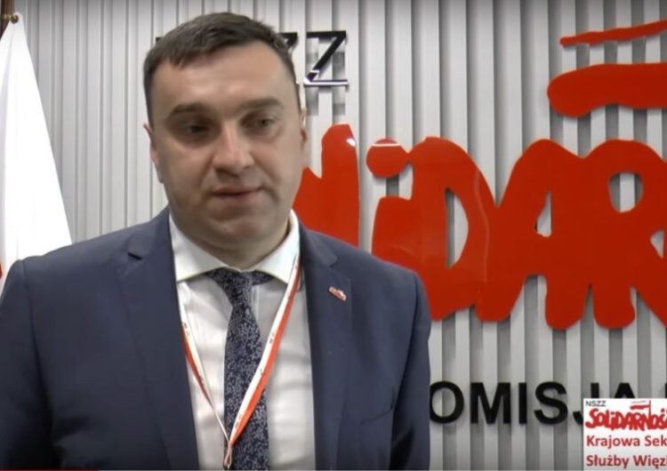 NSZZ Solidarność zrzut z ekranu Szef NSZZ „S” Służby Więziennej: To próby kneblowania ust jak w PRL