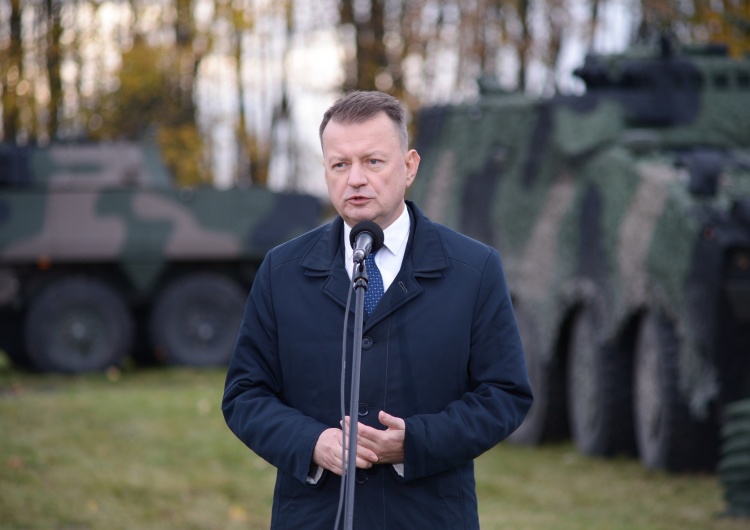 Mariusz Błaszczak Szef MON: Jedyną skuteczną metodą na odstraszenie agresora jest wzmacnianie Wojska Polskiego