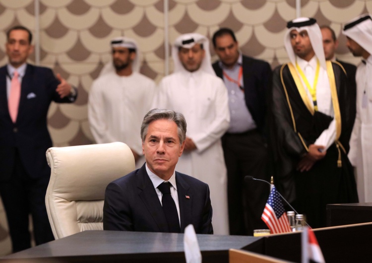 Blinken Blinken przedstawił stanowisko państw arabskich i USA ws. Strefy Gazy