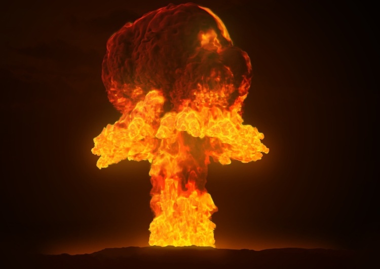 Wybuch bomby atomowej - zdjęcie poglądowe Izraelski minister za użyciem bomby atomowej w Strefie Gazy. Zareagowało biuro premiera