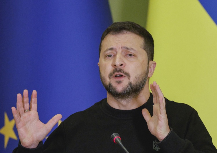 Wołodymyr Zełenski Zełenski: Rozważamy zmianę naszej strategii wojennej