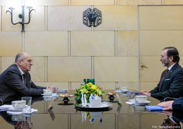Zbigniew Rau i Viktor Elbling Zbigniew Rau spotkał się z ambasadorem Niemiec w Polsce