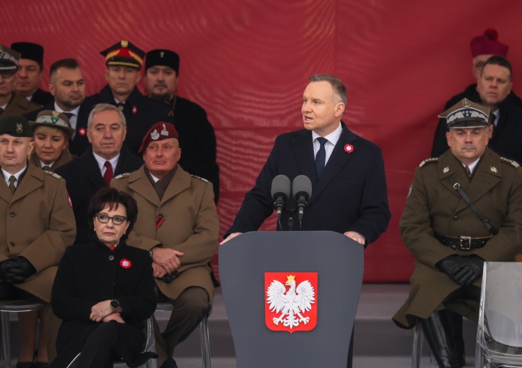 Andrzej Duda Prezydent Duda: Dla Polaków 11 listopada to dzień radości, dumy i chwały