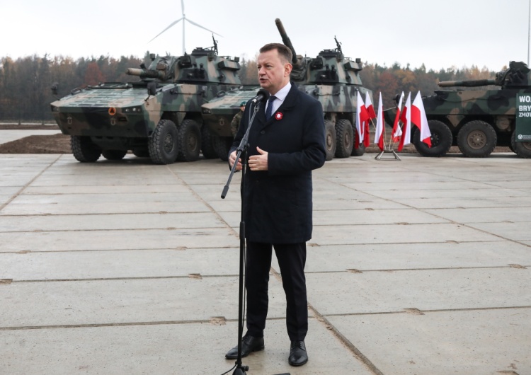 Mariusz Błaszczak Szef MON: możemy powiedzieć z satysfakcją, że Wojsko Polskie jest w Wojewodzinie