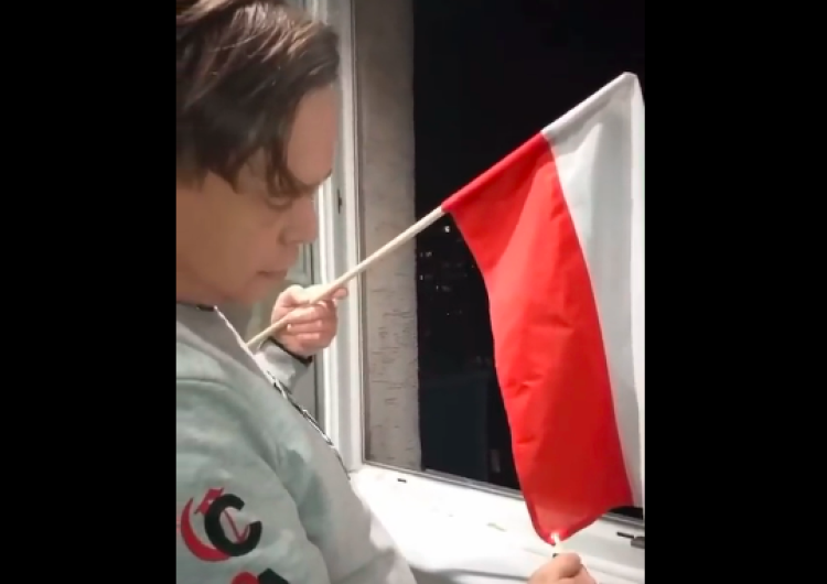  Spalił polską flagę. Będzie zawiadomienie