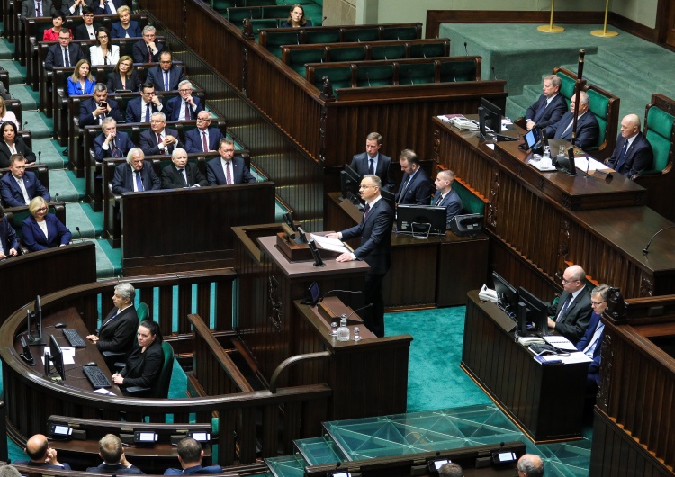  Pierwsze posiedzenie Sejmu. Prezydent Duda: Będę stał na straży najważniejszych osiągnięć ostatnich ośmiu lat